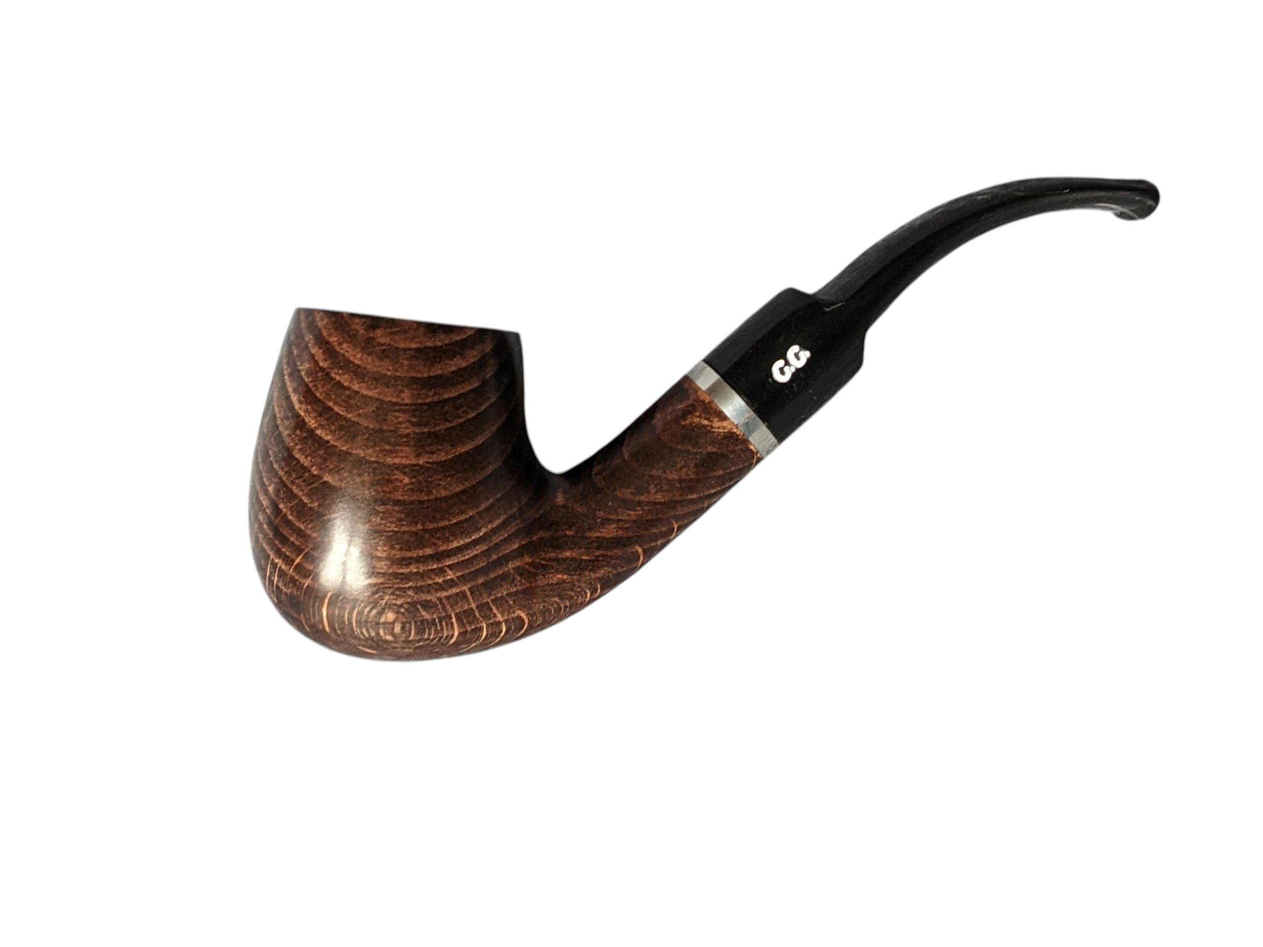 Курительная трубка Golden Gate Apple bent бук гладкая (201)