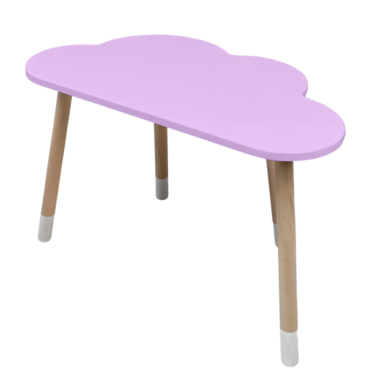 Столик дитячий дерев'янний хмаринка 46х70х40 см Фіолетовий (150-7-56370)