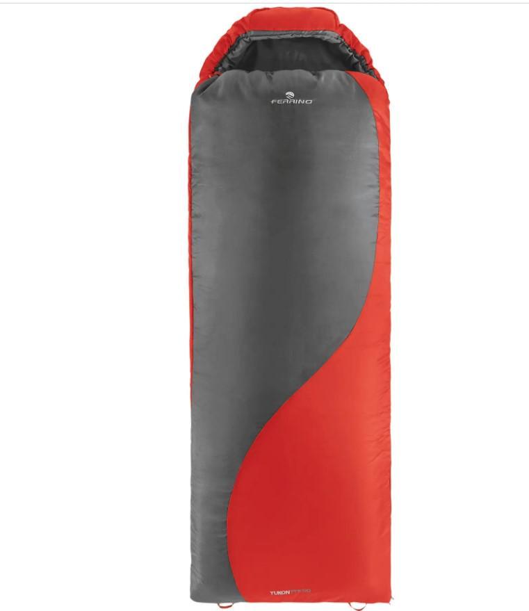 Спальный мешок Ferrino Yukon Pro SQ Left Scarlet Red/Grey (86360IAA)