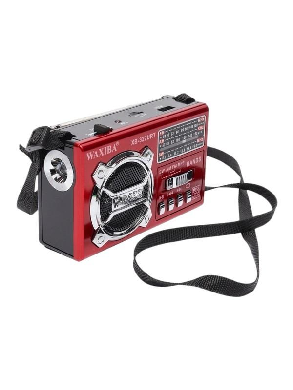 Радиоприемник WAXIBA XB-322URT usb micro SD с фонарем