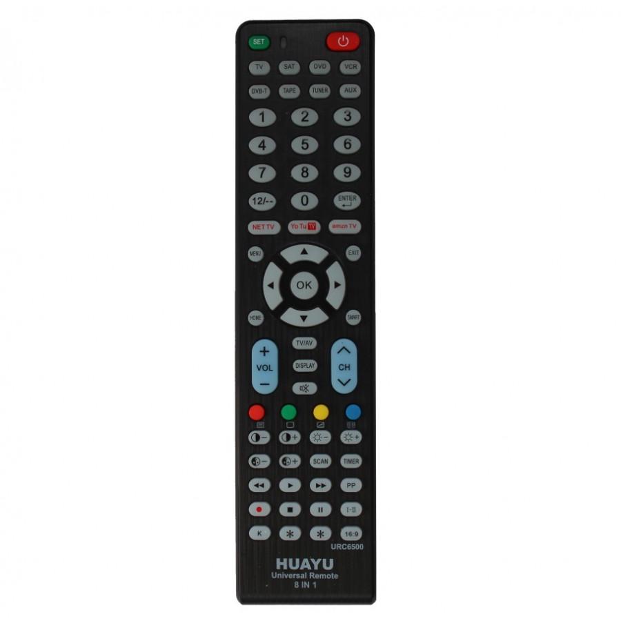Пульт для телевизора универсальный для Huayu URC6500 8 в 1 (4780)
