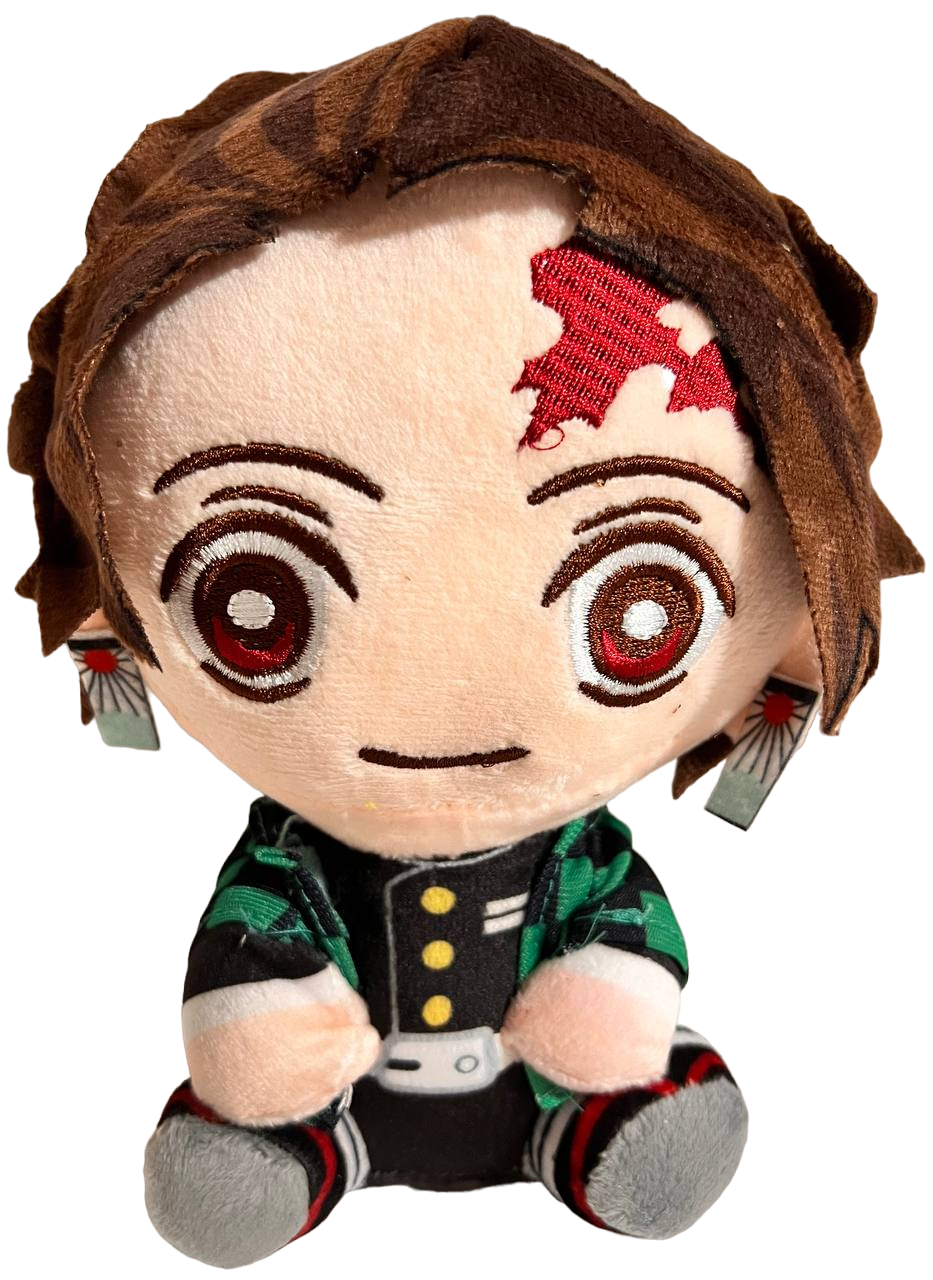 Мягкая игрушка Танджиро Камадо из Клинок Рассекающий Демонов 15 см (9843)