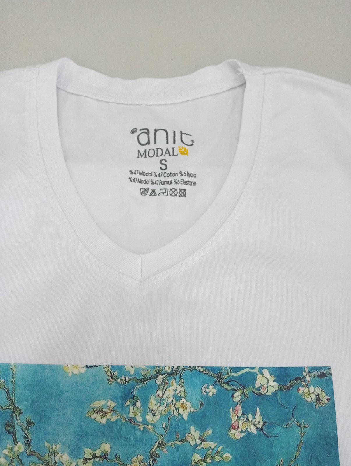 Футболка жіноча з художнім принтом Мигдаль S Білий (00189) - фото 2 Футболка жіноча з художнім принтом Мигдаль S Білий (00189) - фото 2