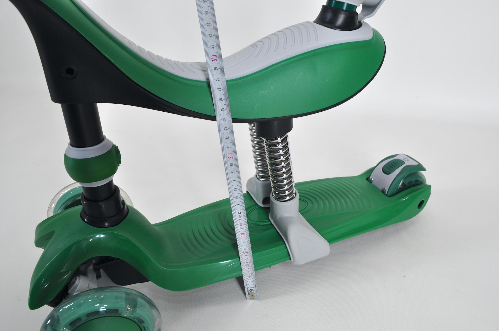 Самокат біговел Maraton Credo 3в1 дитячий триколісний з сидінням та батьківською ручкою Зелений - фото 14 Самокат біговел Maraton Credo 3в1 дитячий триколісний з сидінням та батьківською ручкою Зелений - фото 14