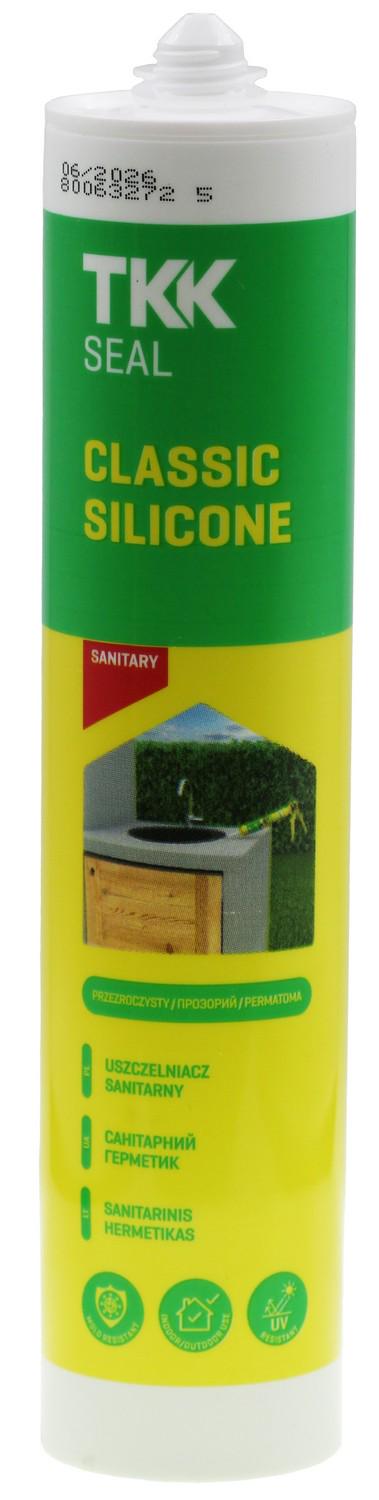 Герметик санитарный TKK Seal Classic Silicone 280 мл Прозрачный (18342)