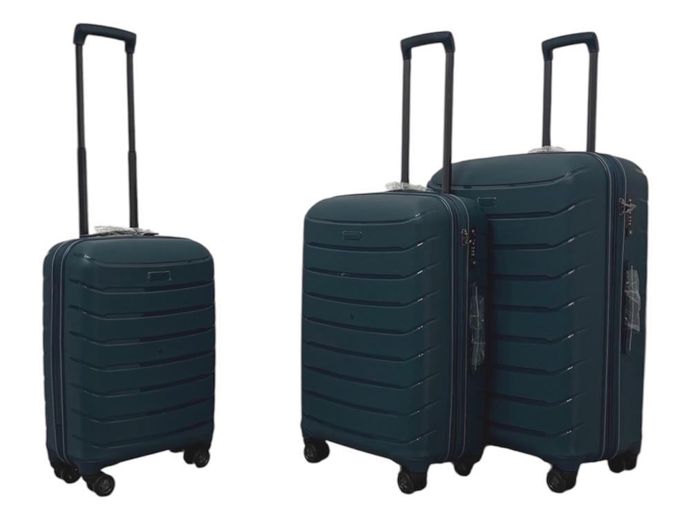 Комплект чемоданов Snowball 61303 Морская волна (31706472)