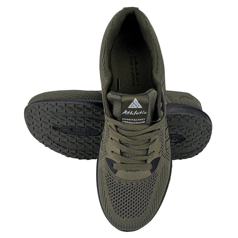 Кросівки чоловічі текстильні 10100-1 p. 43 27,5 см Зелений