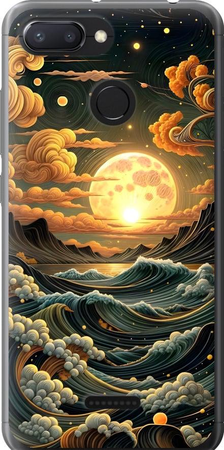 Чехол на Xiaomi Redmi 6 Арт волны (6332t-1521-42517) Чехол на Xiaomi Redmi 6 Арт волны (6332t-1521-42517)