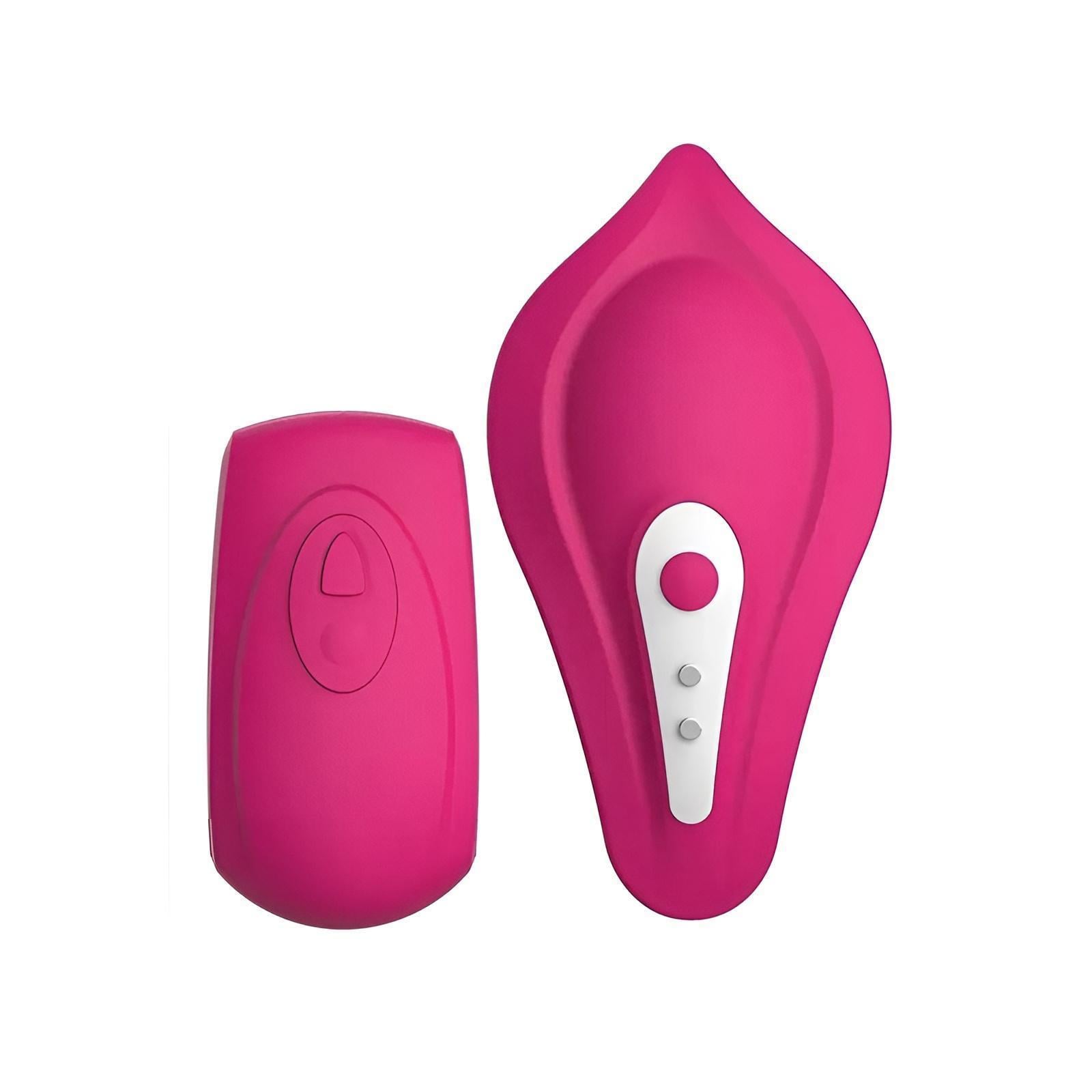 Вибратор в трусики Liebe Panty Vibe Rechargeable 10 см Вишневый (56963)