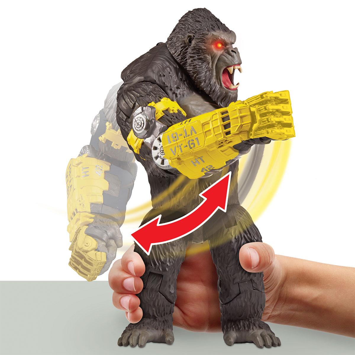 Фигурка Godzilla vs. Kong Мегамощный удар Конга свет/звук (2528198602) - фото 5 Фигурка Godzilla vs. Kong Мегамощный удар Конга свет/звук (2528198602) - фото 5