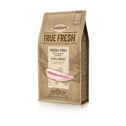 Корм сухой для собак малых пород Carnilove True Fresh Fish Small Breed с рыбой, 1,4 кг
