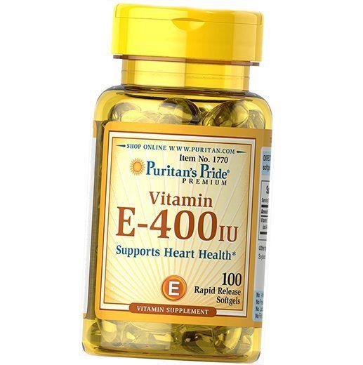 Вітамін Е Vitamin E-400 100 гел. капс. (36367022)