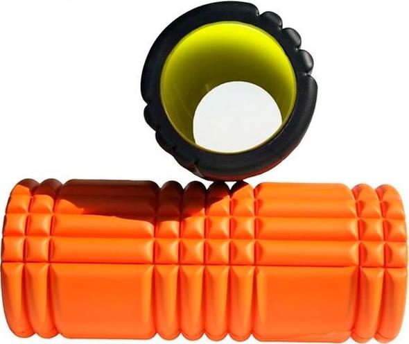 Массажный ролик LiveUp YOGA ROLLER Оранжевый (LS3768-o) - фото 2
