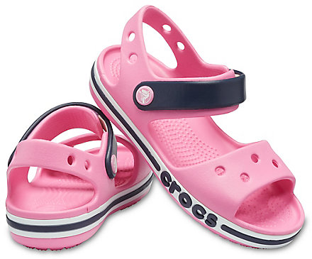Сандалі для дівчинки Crocs Bayaband Sandal kids р. 29/30 Pink Lemonade (18210)