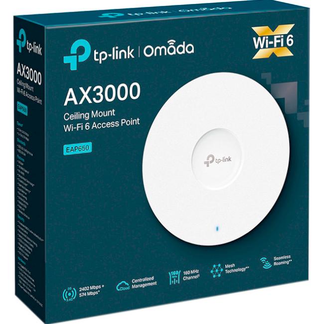 Точка доступа Wi-Fi TP-Link EAP650 Белый - фото 6