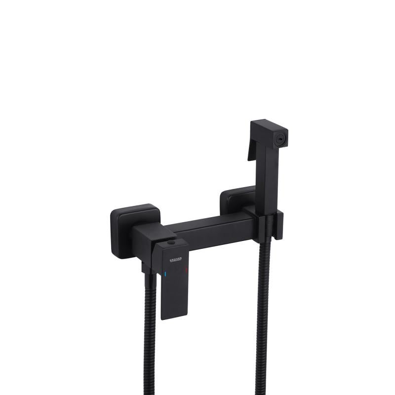 Змішувач із гігієнічним душем Kroner KRP Edelstahl Kubus SCH052