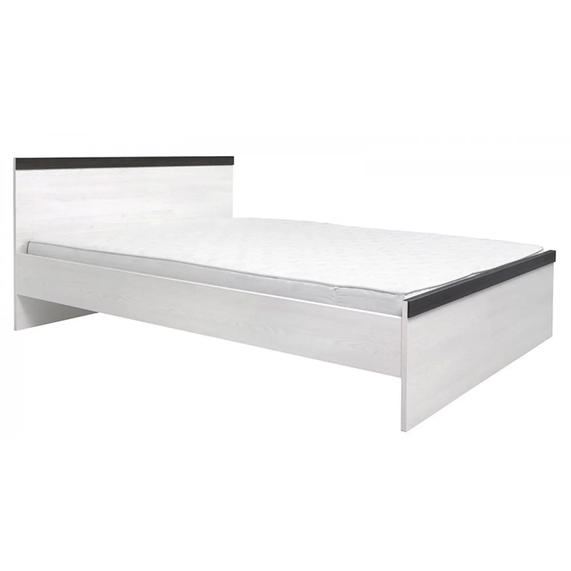 Кровать двуспальная ВМК Порто LOZ/160 без основания под матрас 160x200 см Джанни/Сосна ларико (GRB-1560)