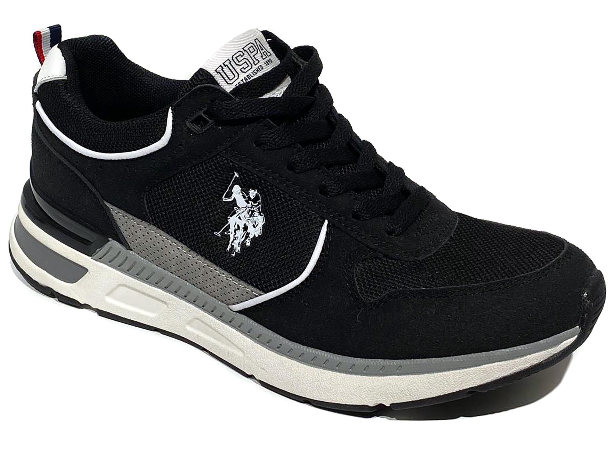 Кроссовки весенние мужские U.S. POLO ASSN р. 41 Черный (80008-41)