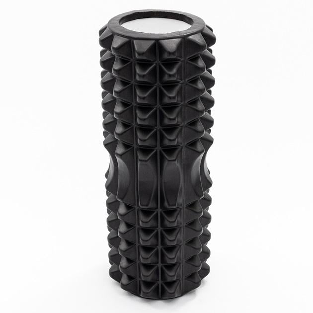 Массажный роллер для йоги EVA для миофасциального массажа 33х12 см Black (30627) - фото 2 Массажный роллер для йоги EVA для миофасциального массажа 33х12 см Black (30627) - фото 2