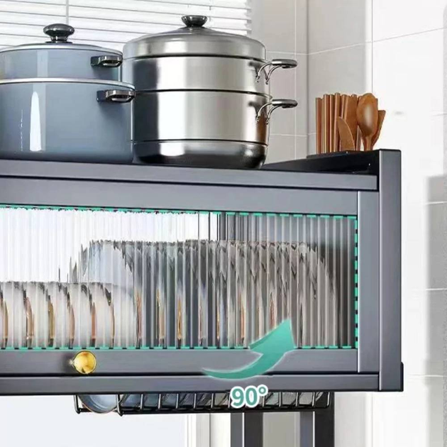 Органайзер двухъярусный для сушки и хранения посуды со шкафчиком над раковиной 65 см - фото 6 Органайзер двухъярусный для сушки и хранения посуды со шкафчиком над раковиной 65 см - фото 6