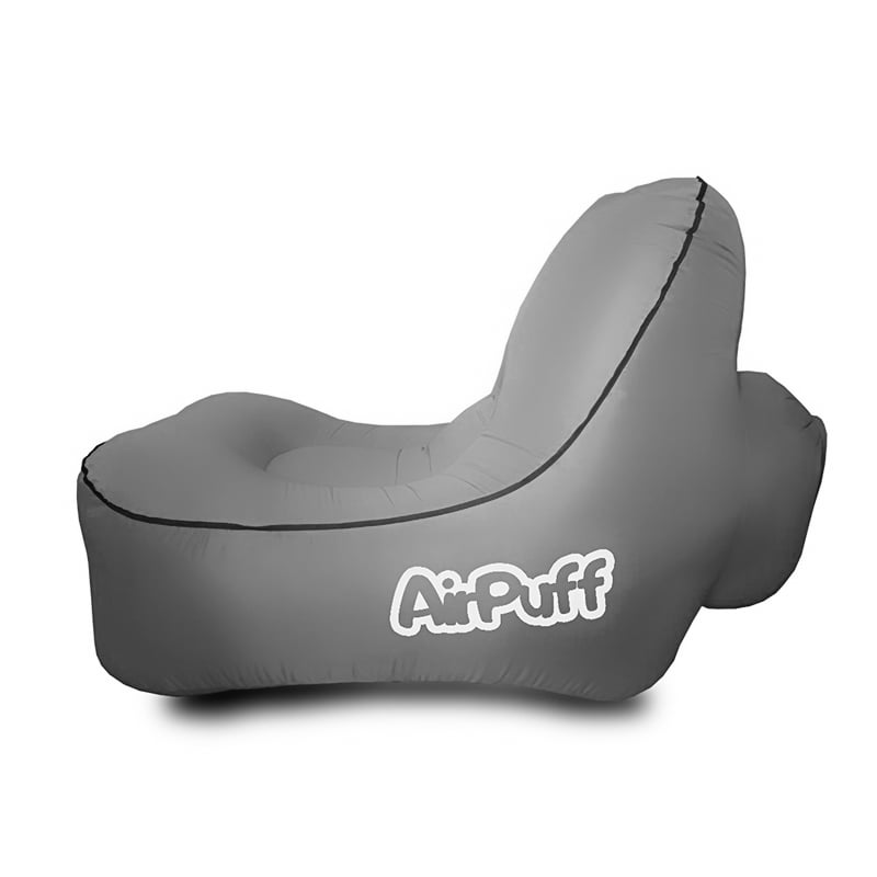 Надувне крісло AirPuff для відпочинку Silver (2784623)