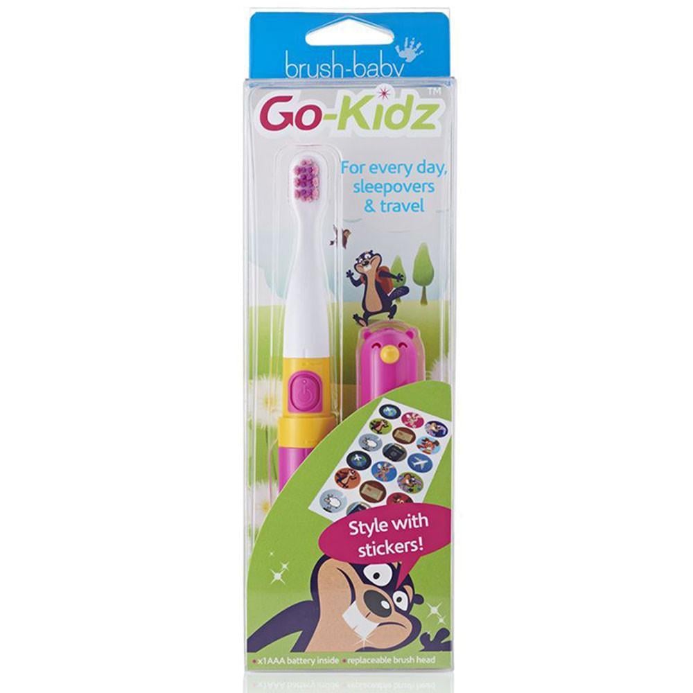 Электрическая зубная щетка Brush-Baby Go Kidz Boxed Pink (4591)