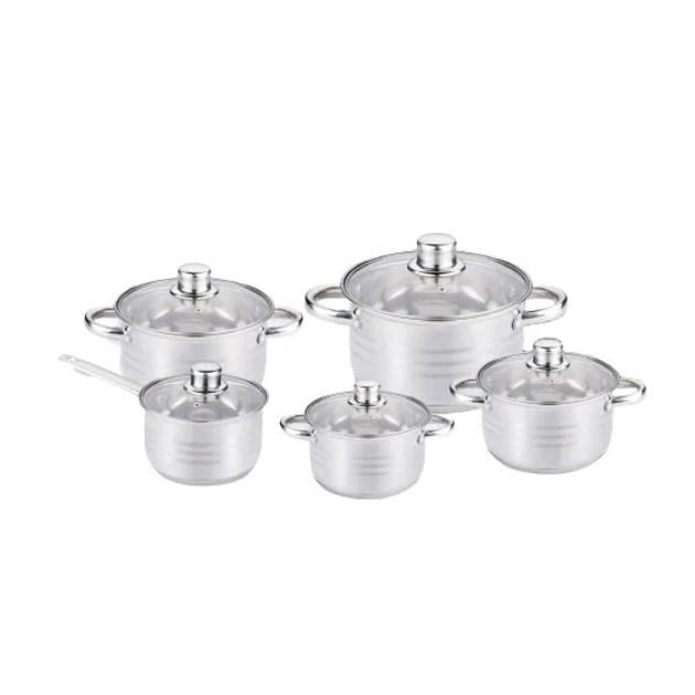 Набор кастрюль BN-295 нержавеющая сталь 10 пр. (9508502)