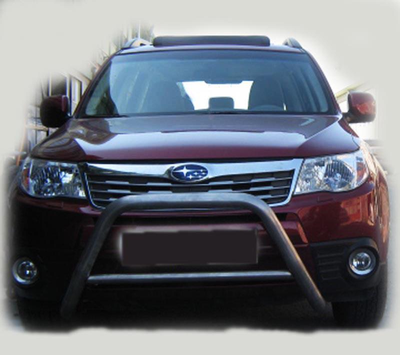 Кенгурятник WT005 CAN для Subaru Forester 2008-2013 гг. нержавеющая сталь Хром