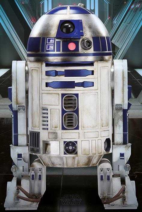 Постер плакат Звёздные Войны Эпизод VII/Star Wars Episode VII R2-D2 61x91,5 см