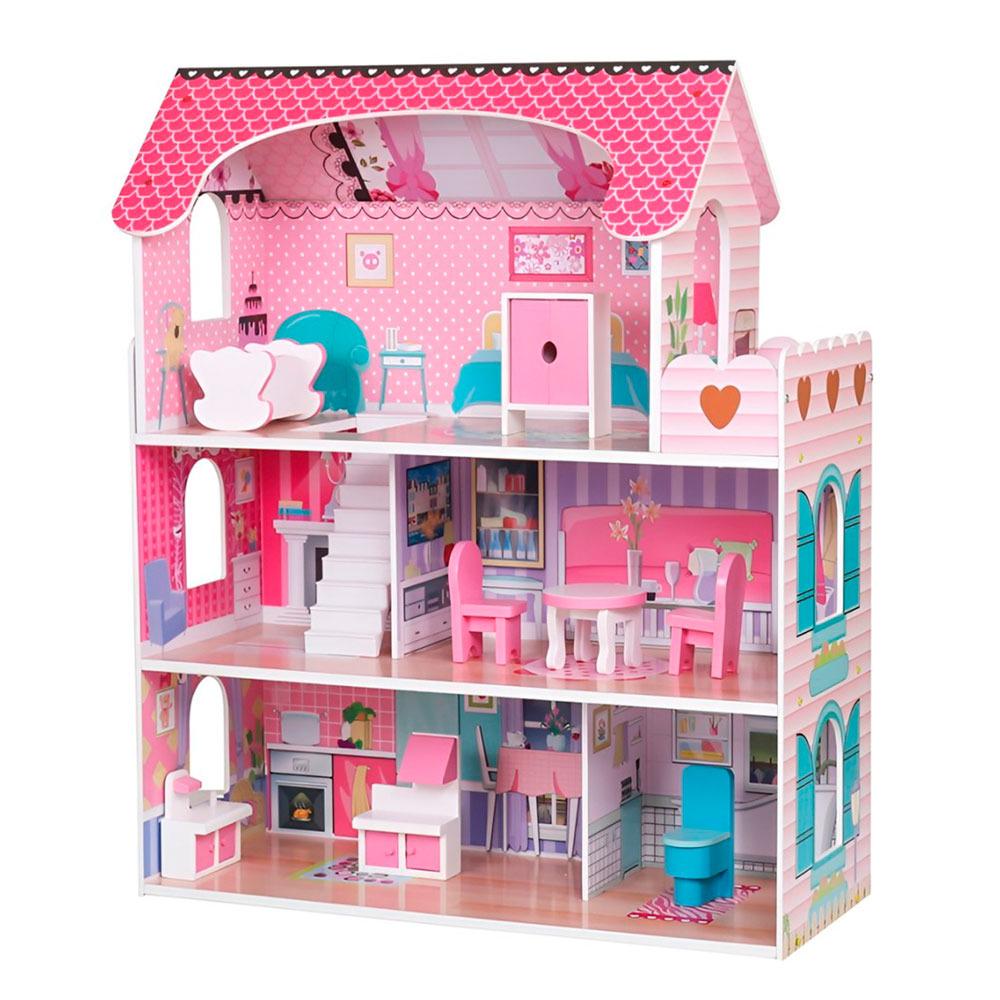 Дерев'яна іграшка Будиночок 62-27-в70 см (MD 1377) Дерев'яна іграшка Будиночок 62-27-в70 см (MD 1377)