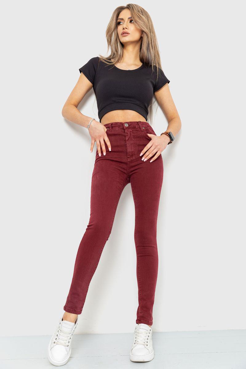 Джинси жіночі Ager 164R357 р. 26 Бордовий (64df678f9471820cfc786516) - фото 2