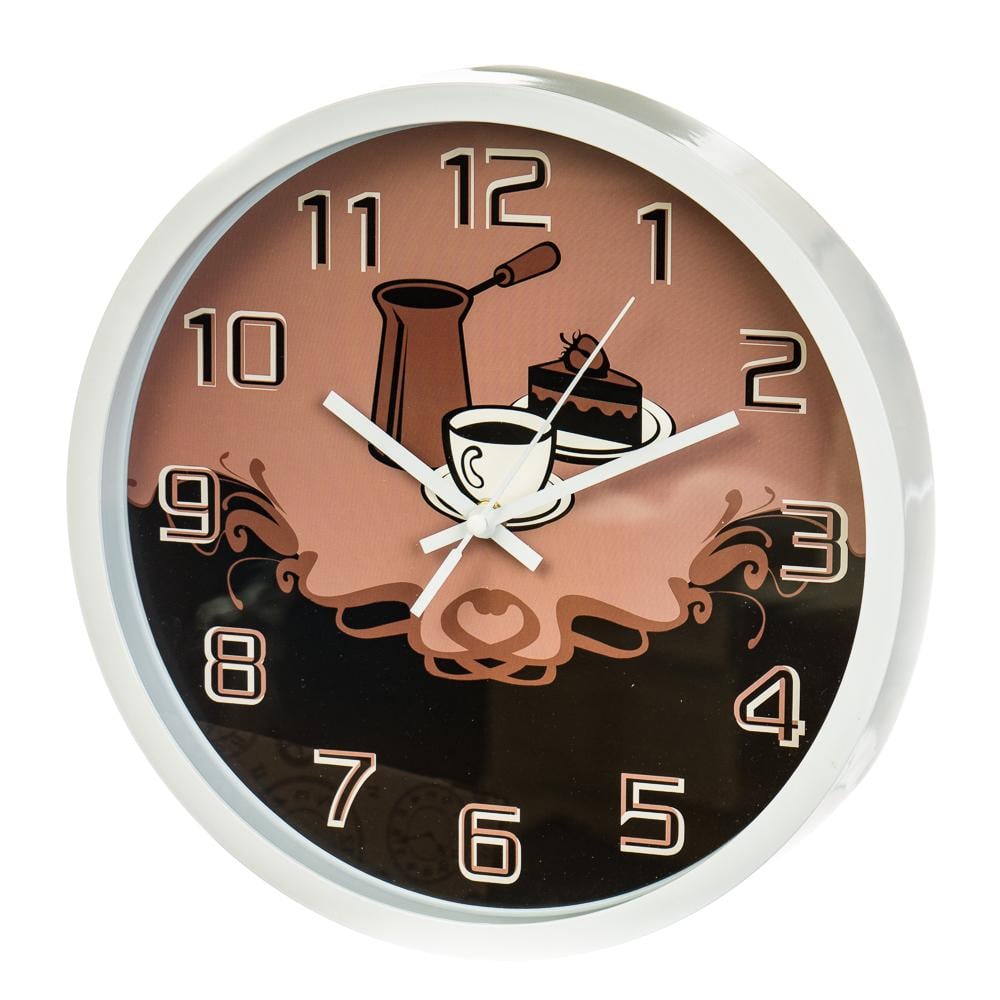 Часы настенные Elisey Кофемания 30 см (2003-010)
