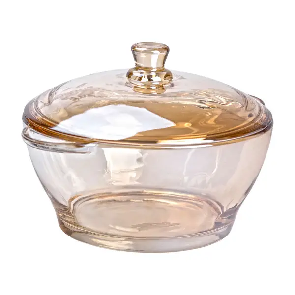 Кастрюля с крышкой Lirmartur из закаленного стекла 1 л Коричневый (147-107-HP-YH-5) - фото 4 Кастрюля с крышкой Lirmartur из закаленного стекла 1 л Коричневый (147-107-HP-YH-5) - фото 4