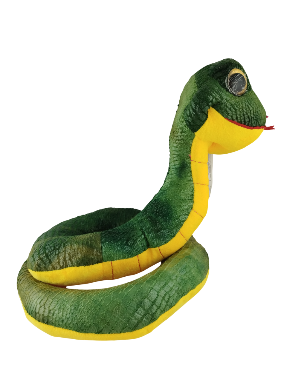 Мягкая игрушка Змея символ 2025 года 28 см Зеленый (000059) - фото 2