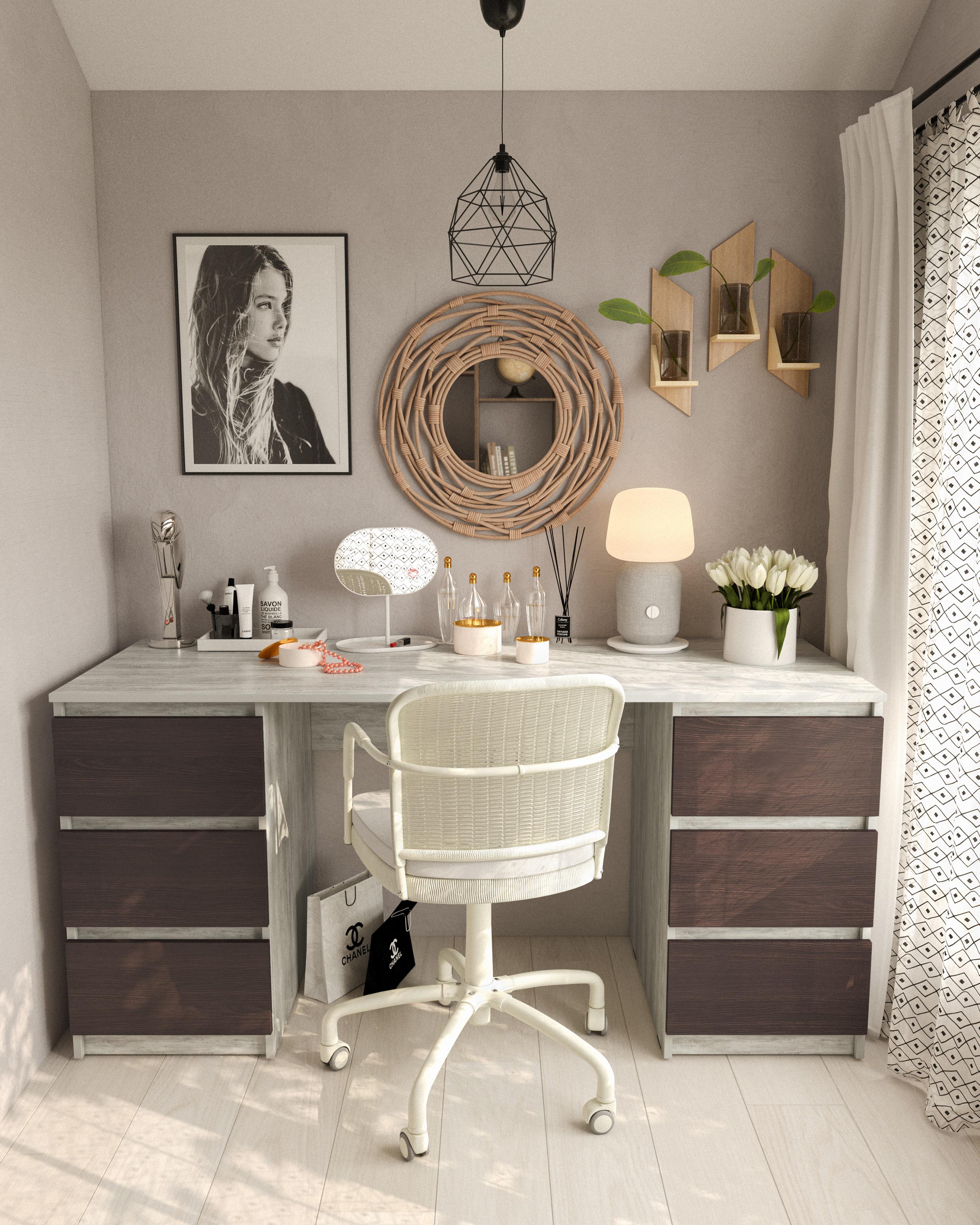 Письмовий стіл Moreli T-228 1580х758х600 мм Бетон/Венге магія