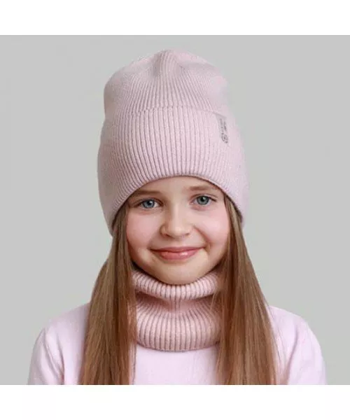 Шапка детская Elf Эльза р. 54 Пудровый (OK002412)