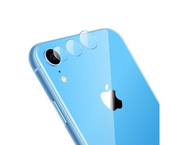 Противоударная гидрогелевая пленка Hydrogel Film для Apple iPhone XR на камеру 3 шт Transparent