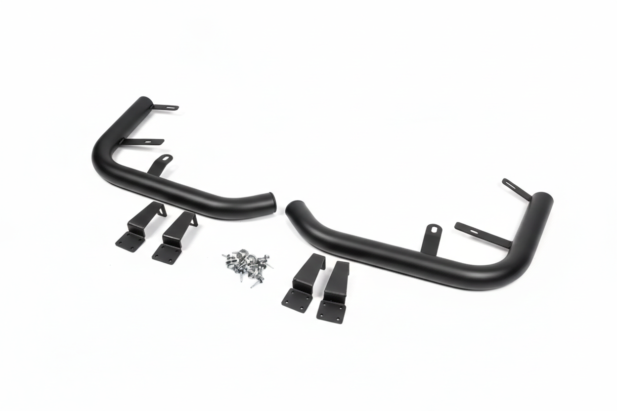 Задние уголки CAN AK003 для Volkswagen T5 Transporter 2003-2010 гг. нержавеющая сталь 2 шт. Черный (187311) Задние уголки CAN AK003 для Volkswagen T5 Transporter 2003-2010 гг. нержавеющая сталь 2 шт. Черный (187311)