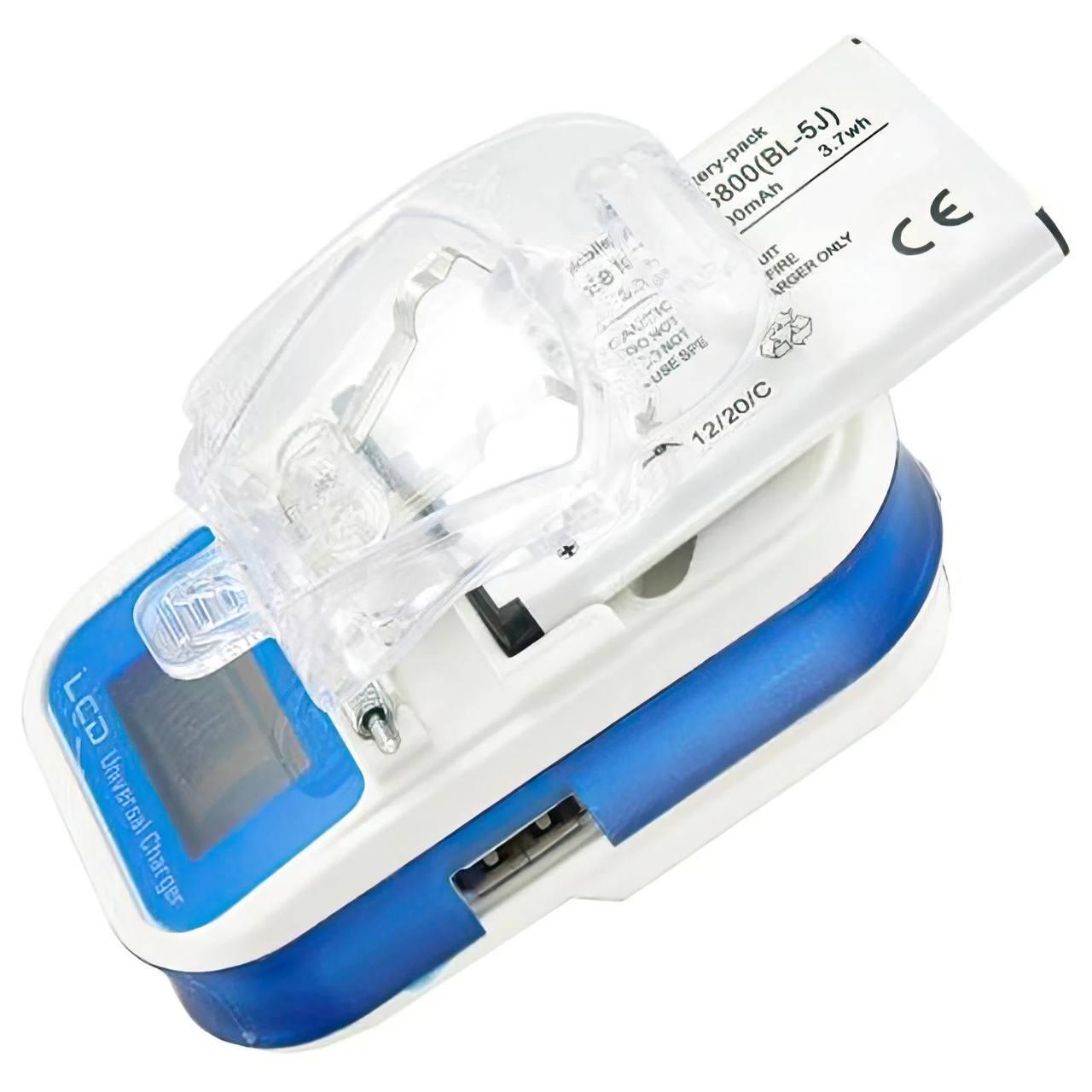 Зарядний пристрій для акумуляторів жабка LCD USB Charger HY02 4.2V 0.3A - фото 6 Зарядний пристрій для акумуляторів жабка LCD USB Charger HY02 4.2V 0.3A - фото 6