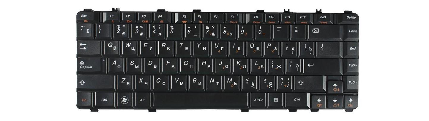 Клавиатура для ноутбука Lenovo IdeaPad Y450 матовая (25-008291)