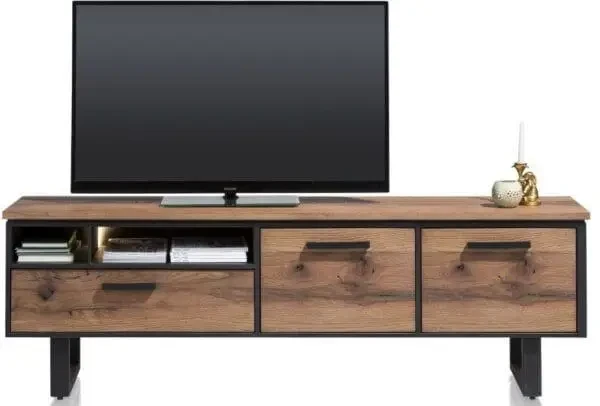 Тумба під телевізор Loft FS613 для вітальні Чорний (3075781318)
