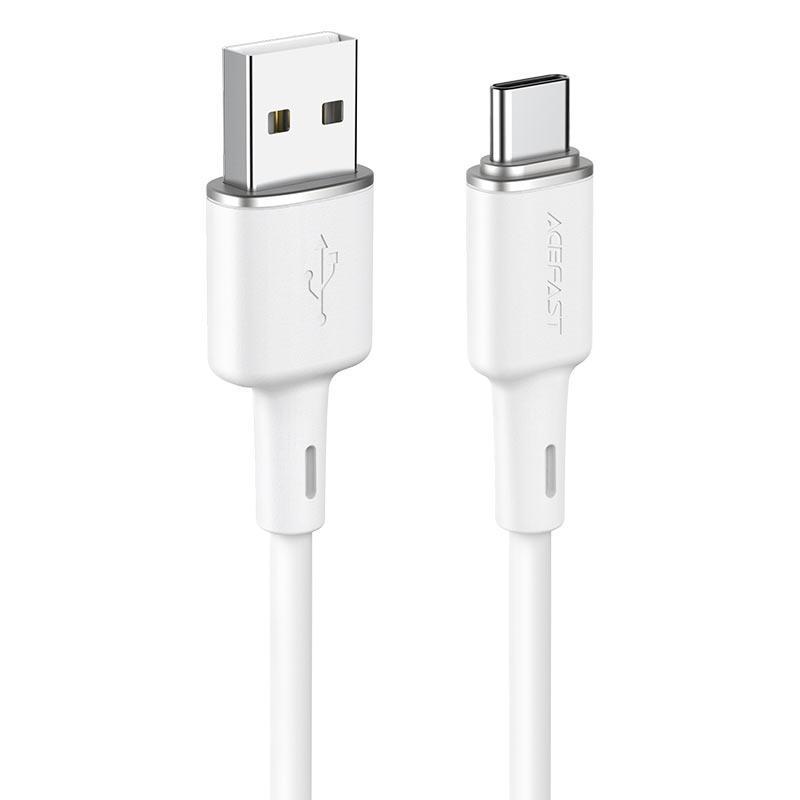 Кабель синхронизации Acefast C2-04 Type-C to USB 3.0A 1.2m Cable, White