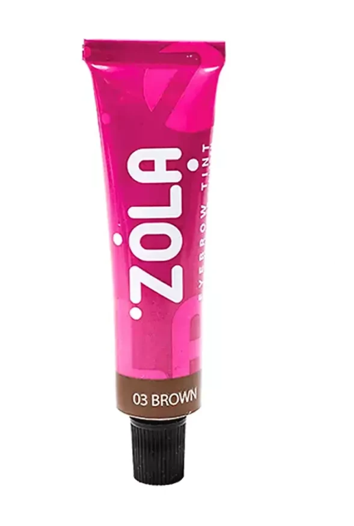Краска для бровей Zola Eyebrow Tint 03 Brown 15 мл - фото 1