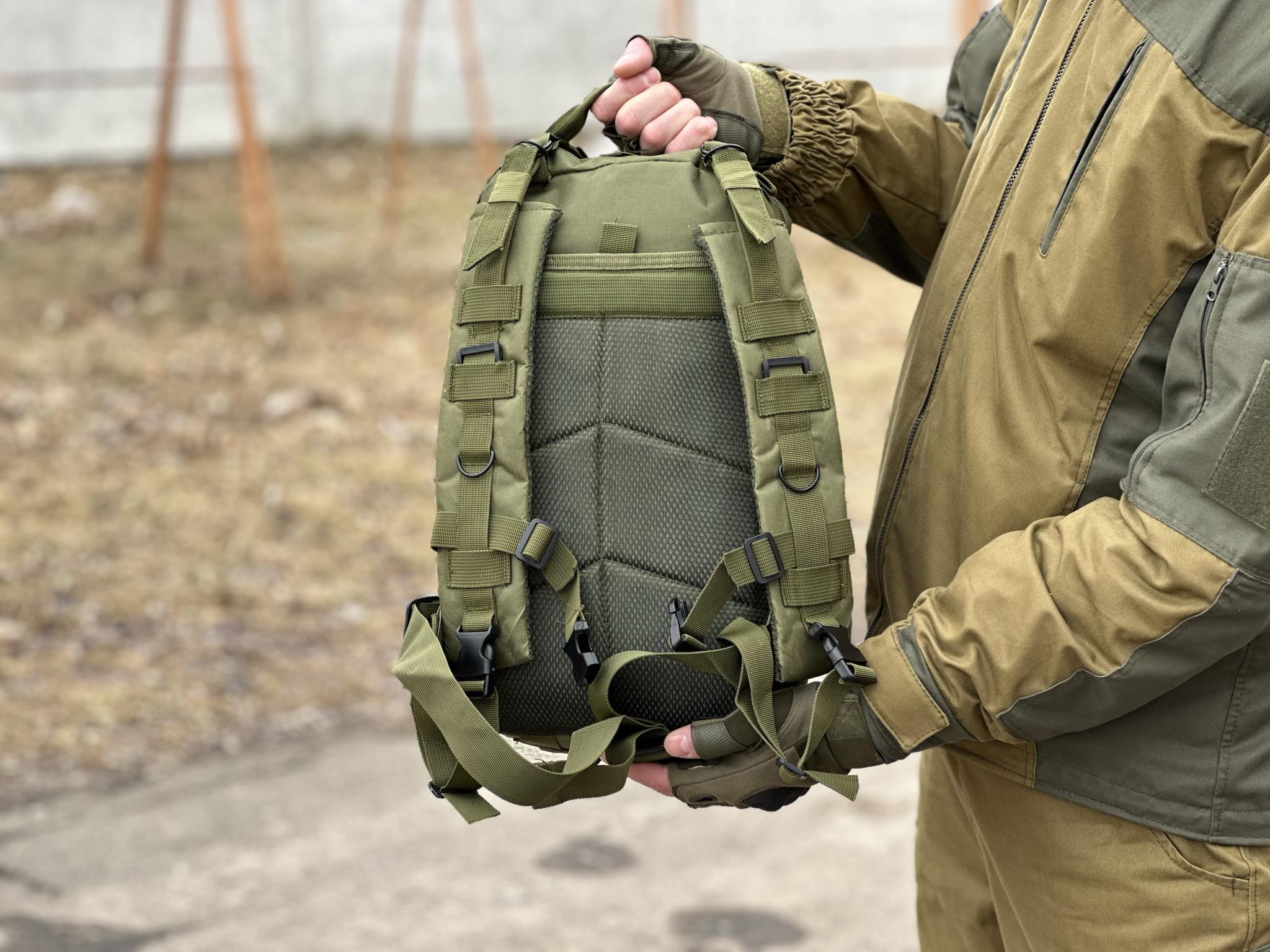 Рюкзак армійський Tactic 25 л Оливковий (ta25-olive) - фото 8 Рюкзак армійський Tactic 25 л Оливковий (ta25-olive) - фото 8