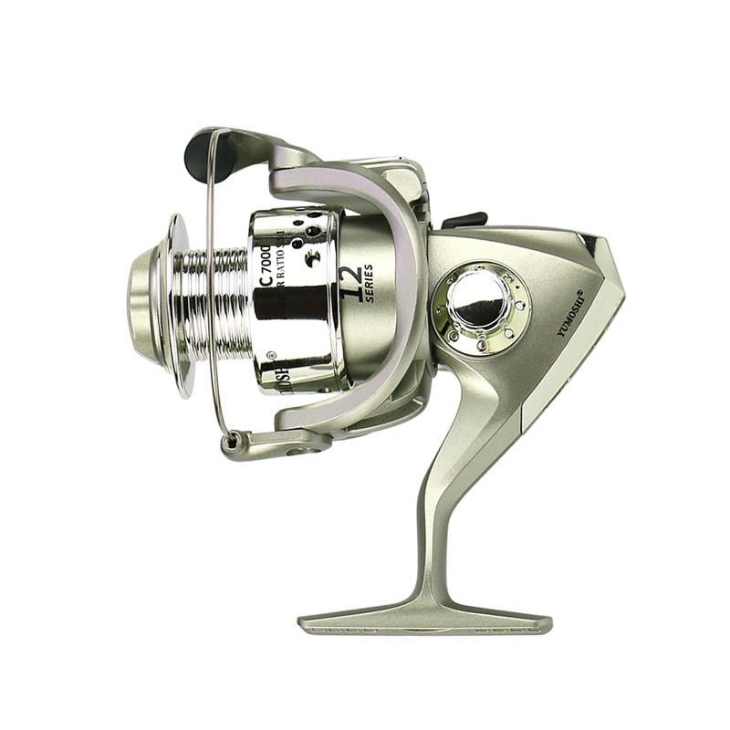 Рыболовная катушка безинерционная Yumoshi SC 7000 Silver (25714243) Рыболовная катушка безинерционная Yumoshi SC 7000 Silver (25714243)