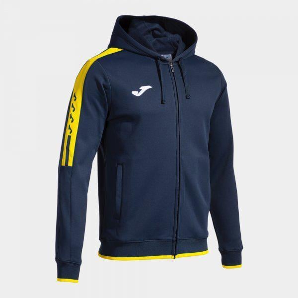 Олімпійка JOMA 103707.339 OLIMPIADA ZIP-UP HOODIE L Navy/Yellow (8445954546747)