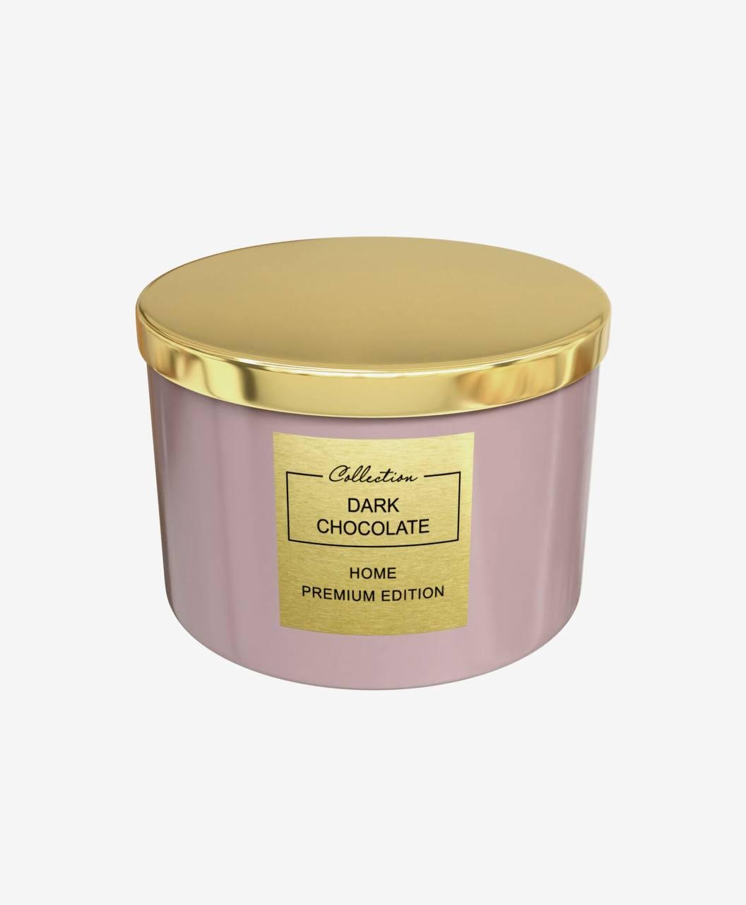 Арома свеча Aromatherapy HOME Pepco Premium Edition Dark Chocolate с крышкой Темный шоколад (29657556)