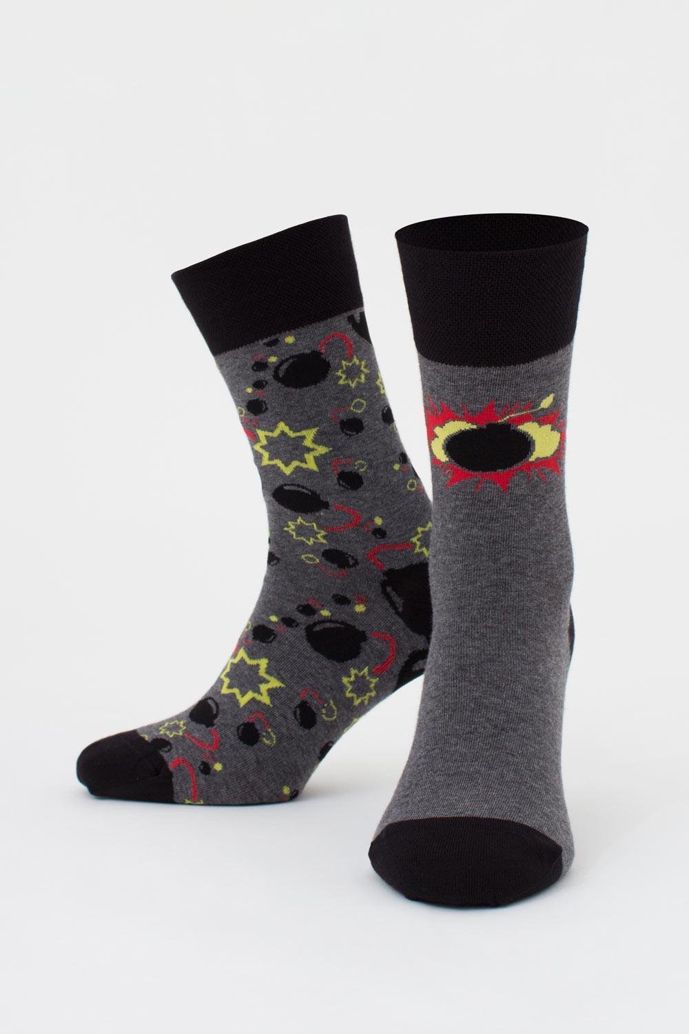 Набір чоловічих шкарпеток Giulia MS3 FASHION SET 2 пари 4 р. 43/46 Grey (27068204) Набір чоловічих шкарпеток Giulia MS3 FASHION SET 2 пари 4 р. 43/46 Grey (27068204)