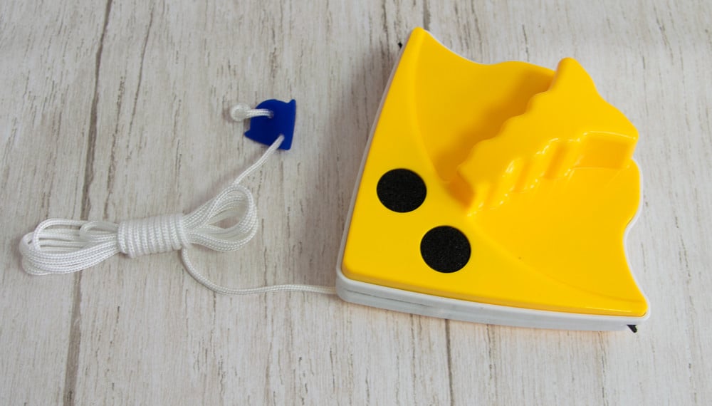 Щітка для миття вікон Glass Wiper трикутна магнітна Жовтий (1007957-Yellow-1) - фото 3