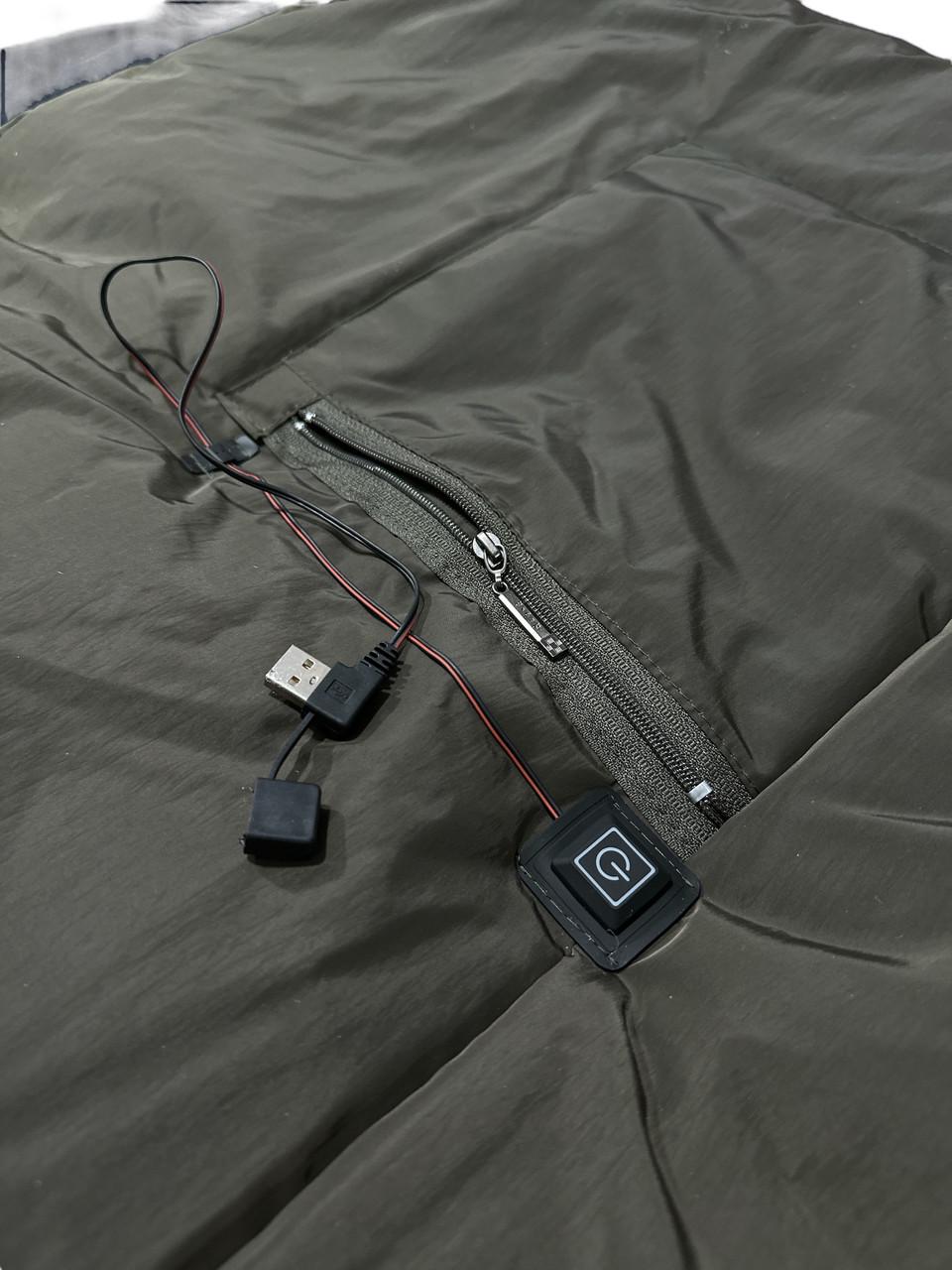 Спальный мешок с подогревом от Power Bank до -5°C (29452200) - фото 3 Спальный мешок с подогревом от Power Bank до -5°C (29452200) - фото 3